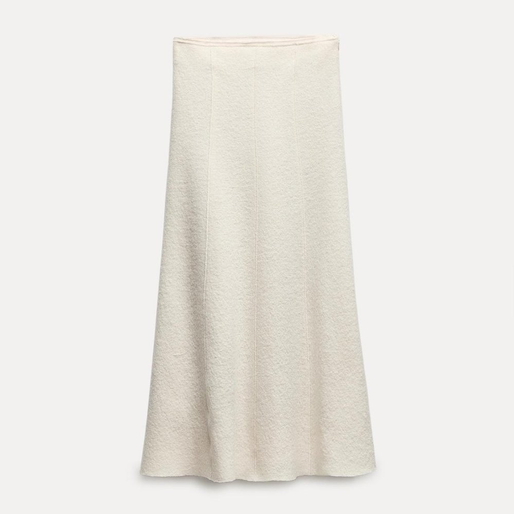 very soft midi skirt